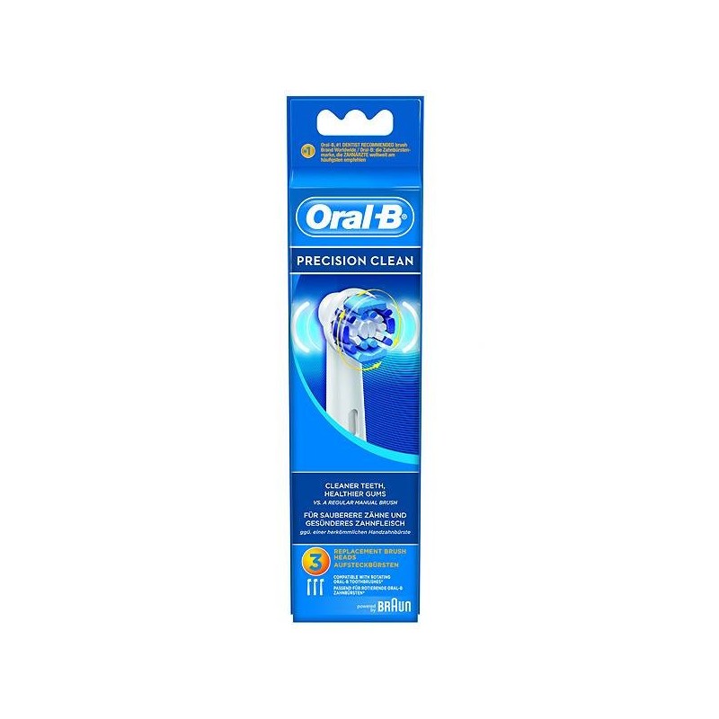 Oral B Recambio cabezal cepillo Precision Clean EB 20-3 3 recambios