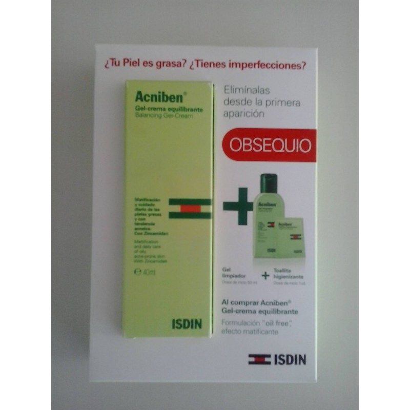 Acniben Gel Crema Equilibrante 40 ml + Muestras tratamiento