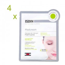 Isdin Maskream Máscara de hidratación matificante y antiimperfecciones Pack de 4 unidades