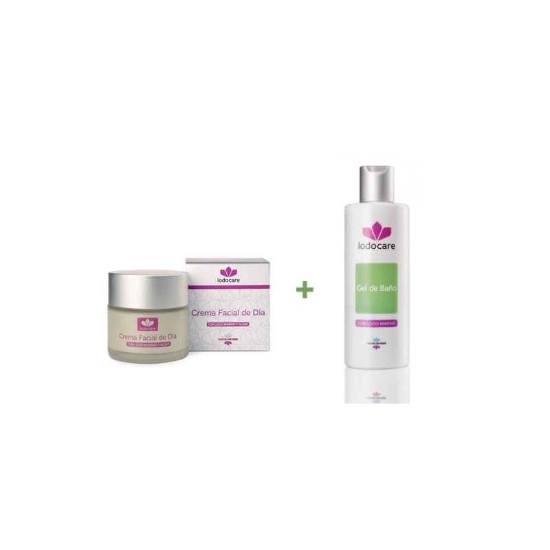 Sales del Mar Menor con crema facial 50 ml + gel de baño 250 ml