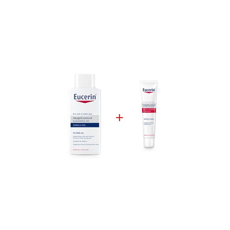 Eucerin AtopiControl Oleogel de baño 400 ml + regalo ApiControl crema forte 40 ml