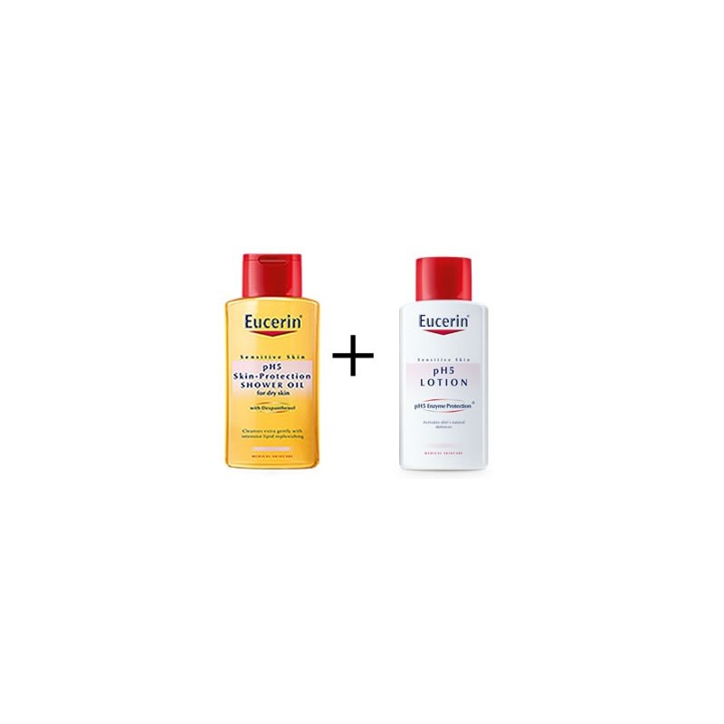 Eucerin pH5 corporal pack oleogel de baño 400 ml + loción 400 ml