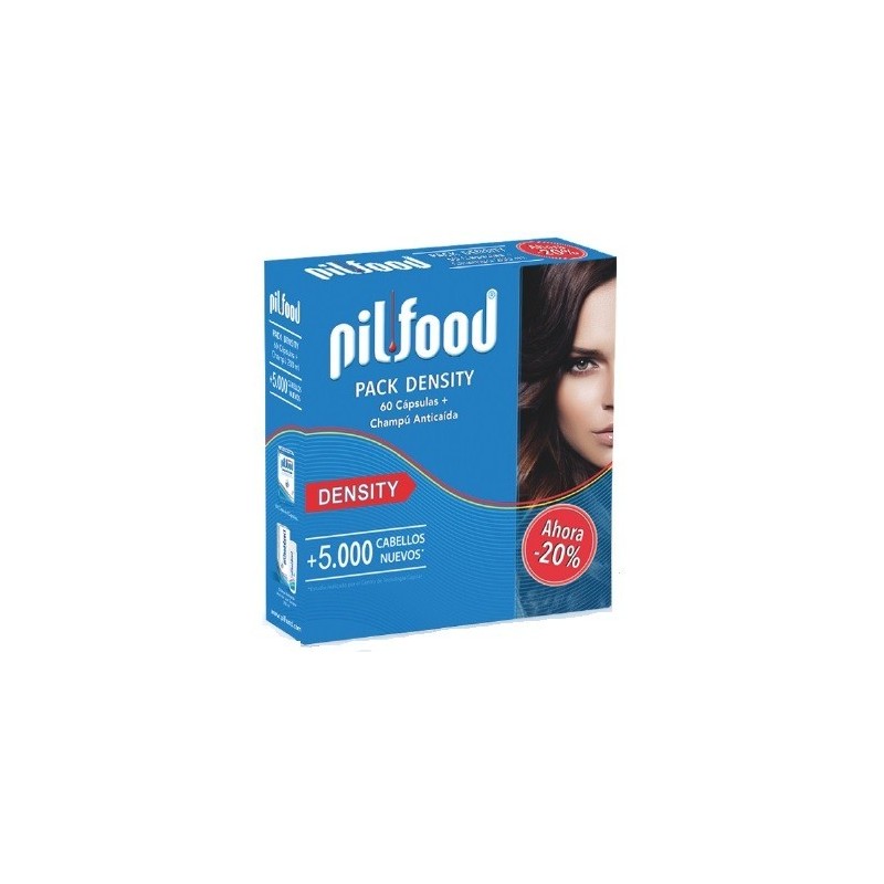 PilFood Density pack 60 cápsulas + champú anticaida 200 ml