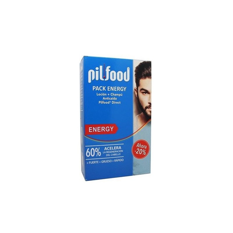 PilFood Energy pack Loción + champú anticaida 200 ml