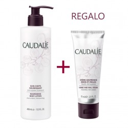 Caudalie pack hidratante Tratamiento corporal nutritivo 250 ml + regalo crema de manos deliciosa 75 ml