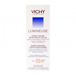Vichy Lumineuse crema con color reveladora de luminosidad acabado mate Clair piel normal/mixta 30 ml