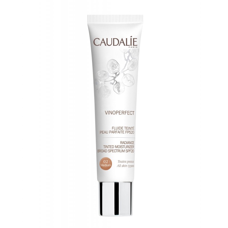 Caudalie Vinoperfect fluido con color piel perfecta SPF20 40 ml medio