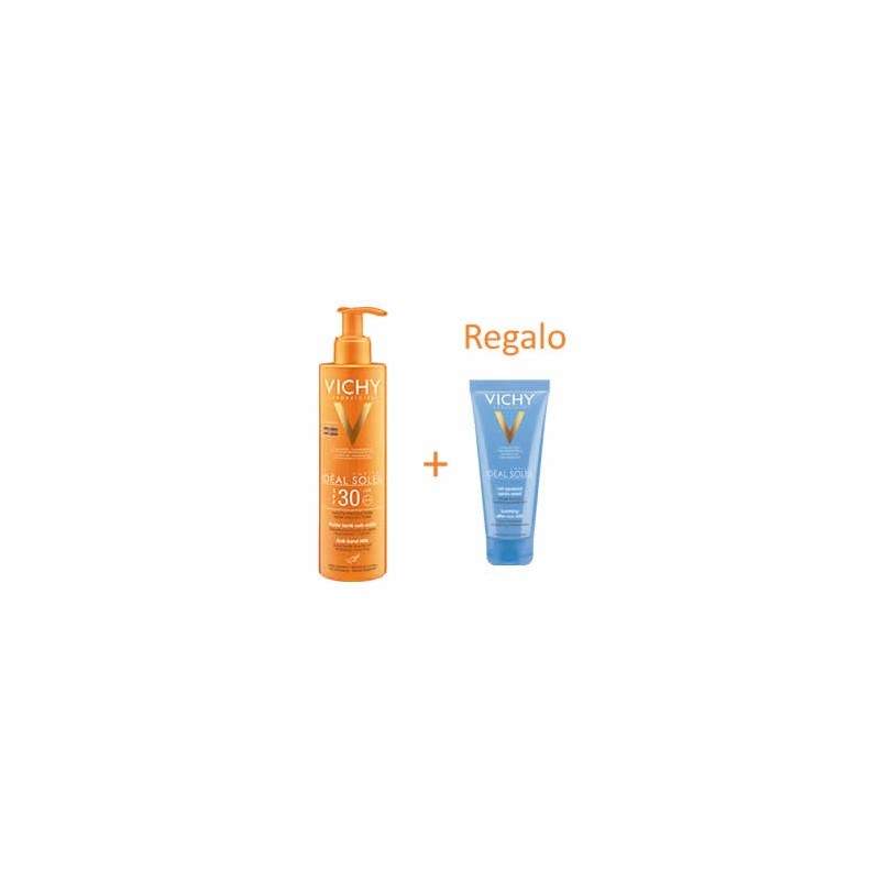 Vichy Ideal Soleil leche fluida solar antiarena SPF30 100 ml + regalo de aftersun 100 ml