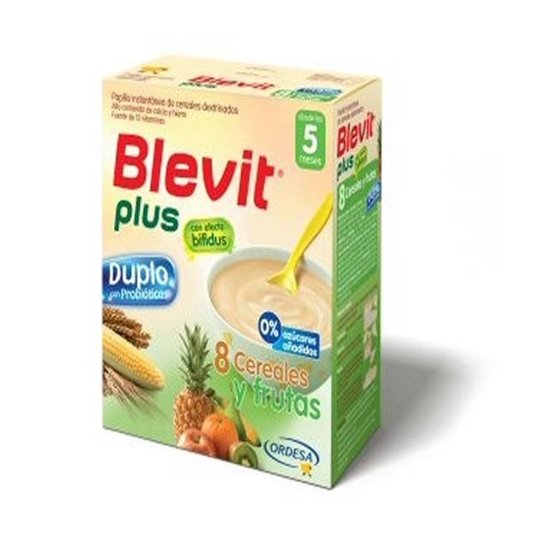 Ordesa Blevit Plus Duplo 8 cereales y fruta 600 g