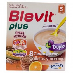 Ordesa Blevit Plus Duplo 8 cereales naranja galleta 600 g