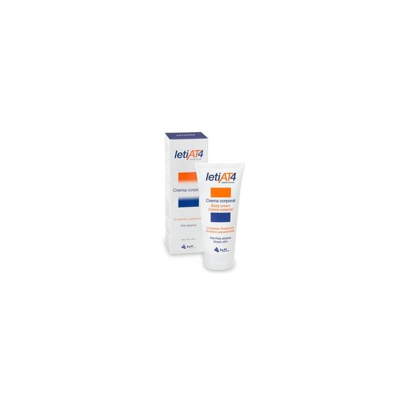 Leti AT4 Crema Emoliente Corporal Pieles Atópicas y/o Seca 200 ml