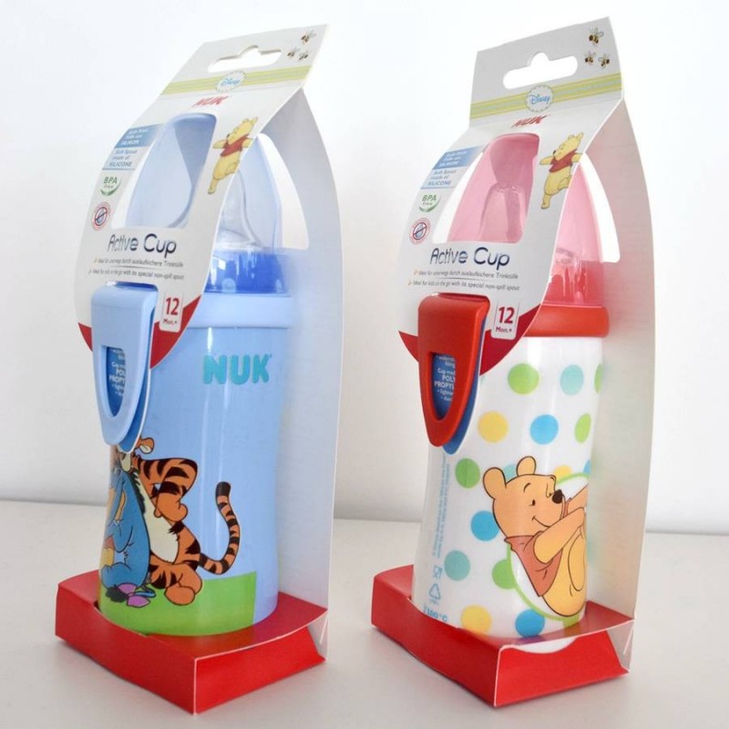 Nuk biberón Active Cup Disney boquilla silicona 300 ml +12 meses 1 unidad