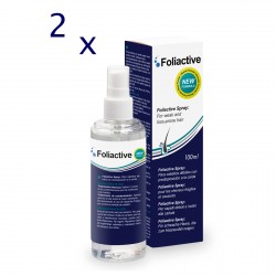 500 Cosmetics Foliactive spray caída del cabello duplo 2x100 ml